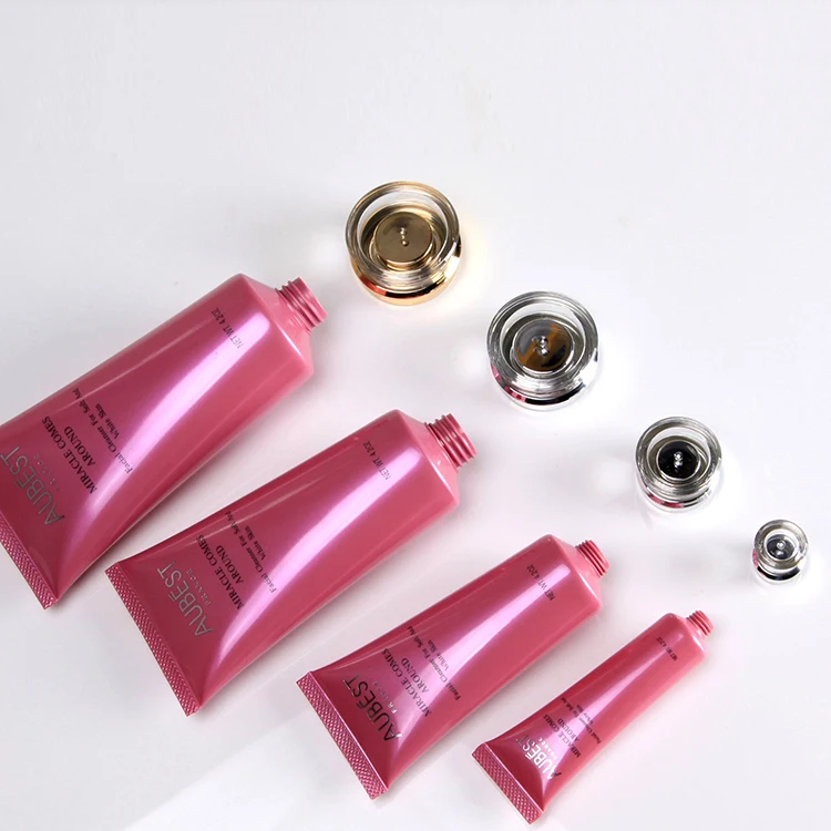 
pearl pink skincare acrylic tube 