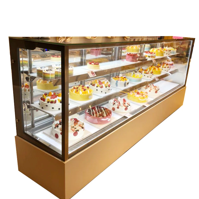 Коммерческая витрина для сладких капкейков, прилавок для холодильника