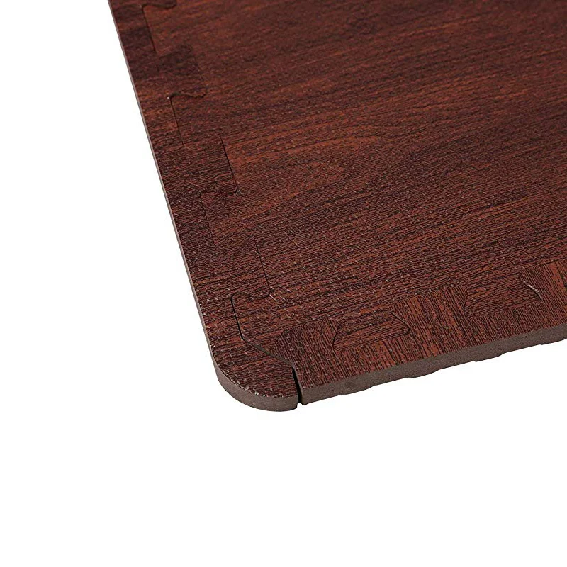 
Home Office Playroom Basement Trade Show Wood Grain Floor Mats Foam Interlocking Mats Flooring Wood Borders 