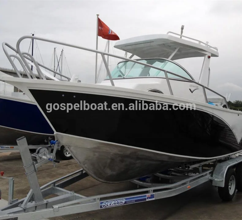 Полностью сварная алюминиевая семейная лодка для морской рыбалки 21 фут 6,25 м, сделано в Китае