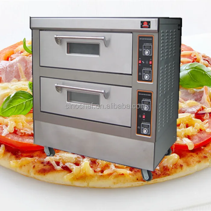 Pizza Oven 2-Deck, 4-Tray Electric bakery Oven/Kitchen Baking equipment for sale