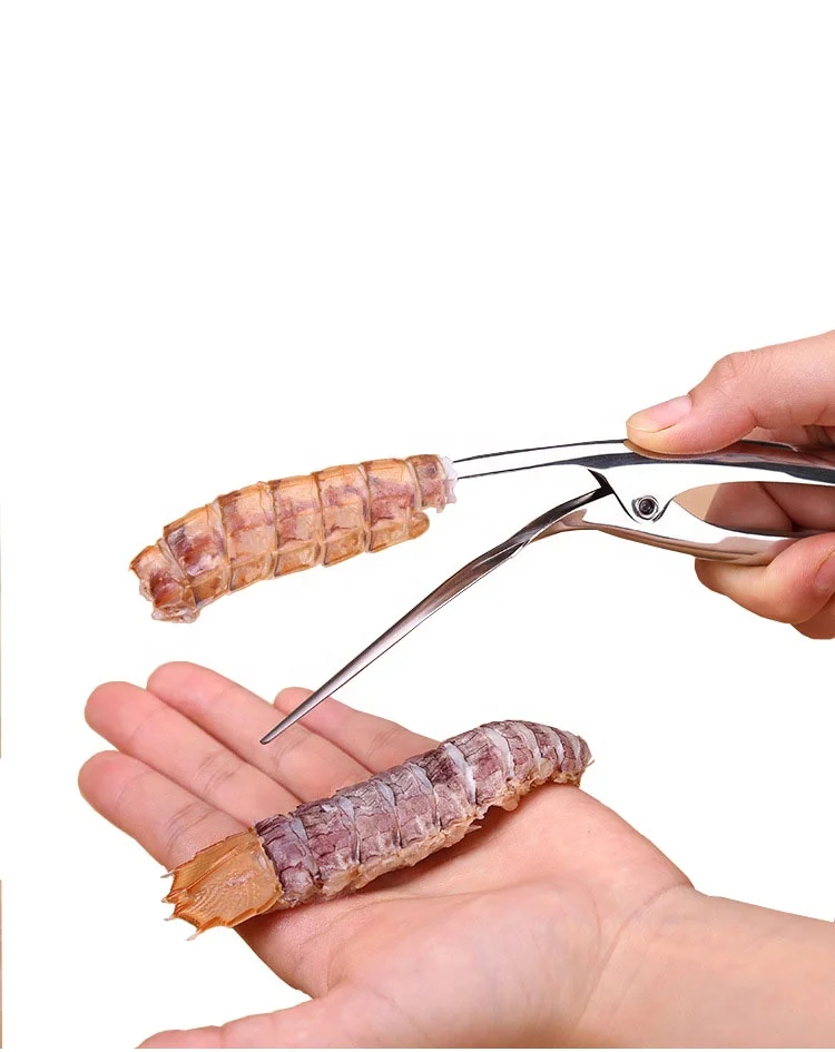 
8inch Amazon Hot sale Promotional Gifts Stainless Steel Shrimp Deveiners Seafood Peelers 