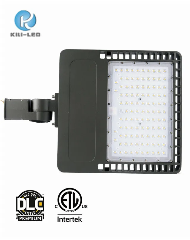 60W DLC Premium ETL roadway shoebox led street light 277VAC 480VAC available