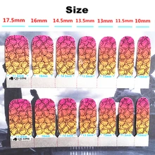 Yellow Pink Cute cat child Nail Arts Nail Sticker Waterproof Nail Decal Sticker Gel Polish French
