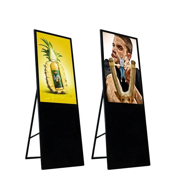 Shop Entrance Portable 43inch Ultra Thin Android Remote Control LCD Digital Signage and Displays Kiosk