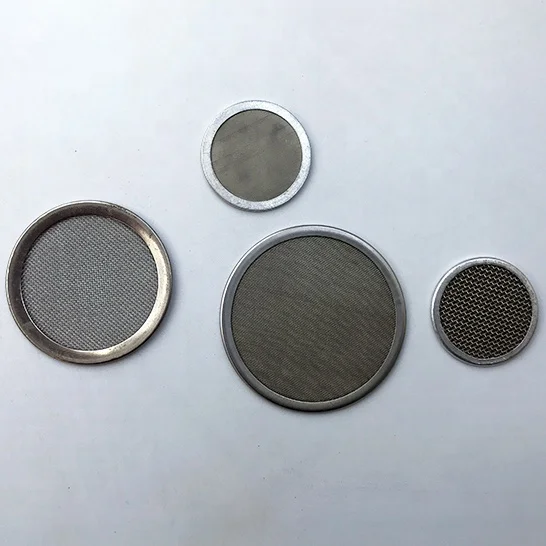 AISI304 316L Stainless Steel Pleated Extruder Filter Discs For Valve