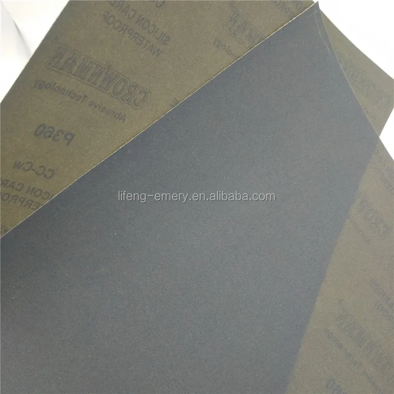 abrasive paper sheet with supor quality