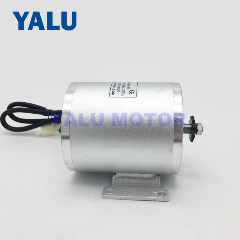 YALU BM1109 60V 1600W Middle Drive MY1020 Upgrade High Speed Brushless DC Motor 5000RPM E-Bike Tricycle Cycling Hoverboard Bike