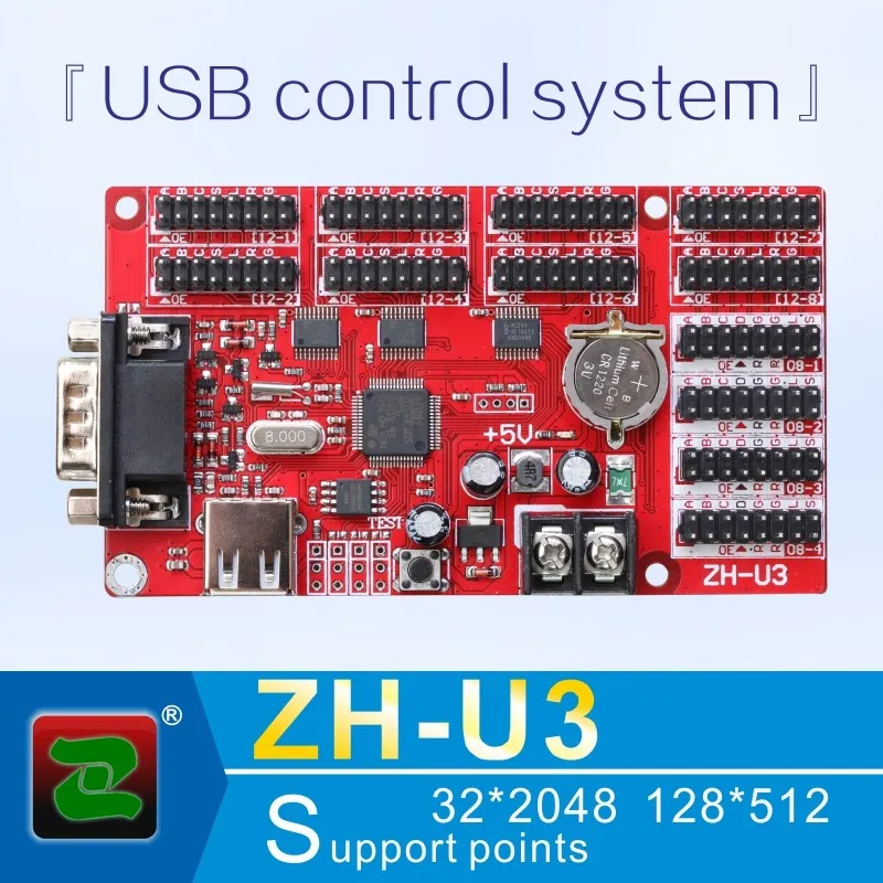 Zhonghang LED display control system asynchronous card ZH-U3