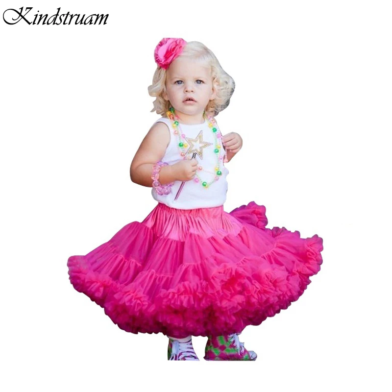 2016 Trend Tutu Skirts for Girls European American Style Pincess Baby Skirt Children Ruched Casual Summer