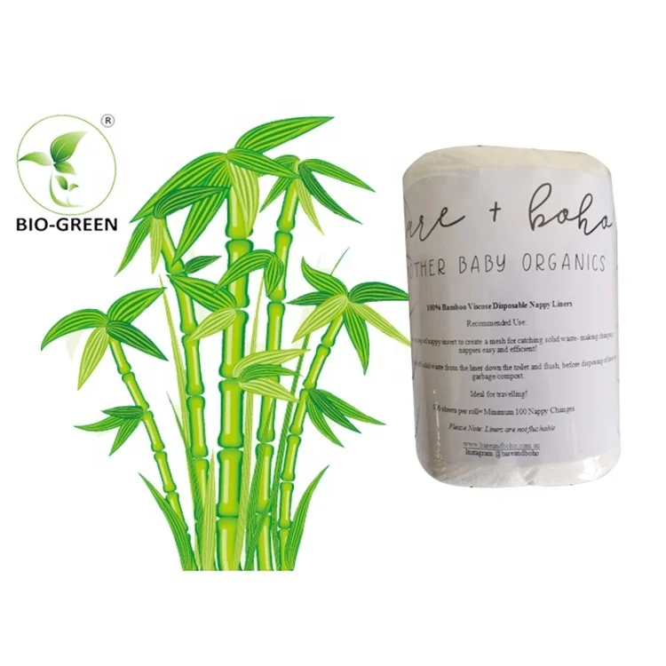 100% biodegradable and  fushable liner, disposable cloth diaper liner.