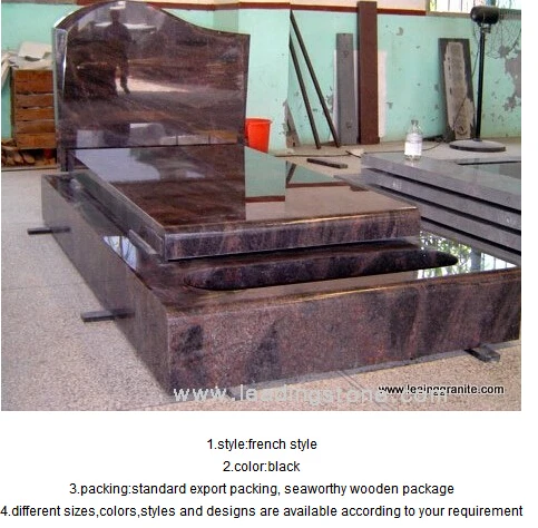 Factory cheap granite guitar headstones/monuments