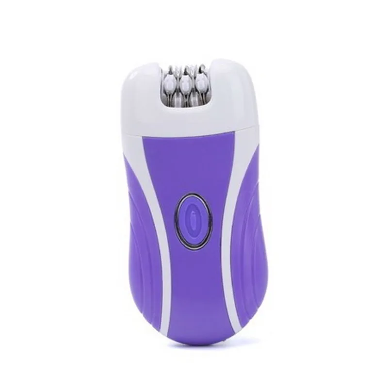 Three-in-one plucking lady uses electric hair removal shaving foot to remove the stratum corneum