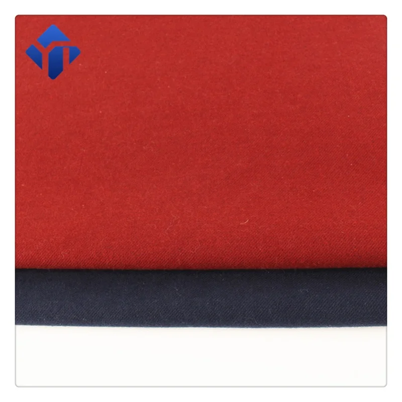 
Classic mills design semi-worsted polyester twill wool fabric for men suit in winter 