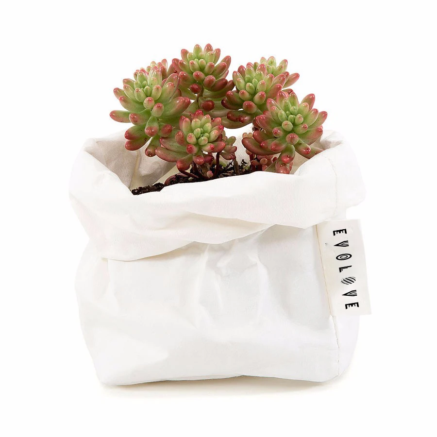 Durable indoor flower grow washable kraft paper pot covers