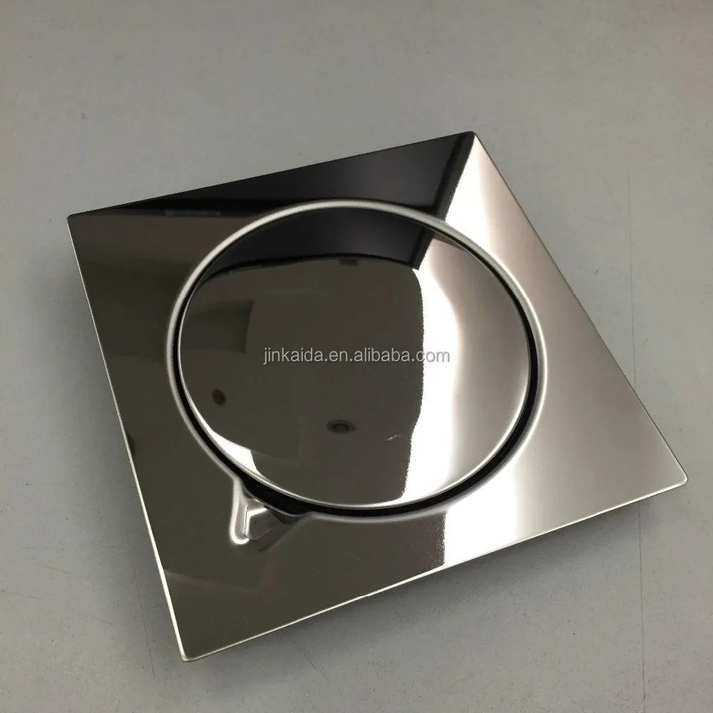 
Stainless steel Sealed 3pcs floor drain, bathroom accessories, mirror polished 