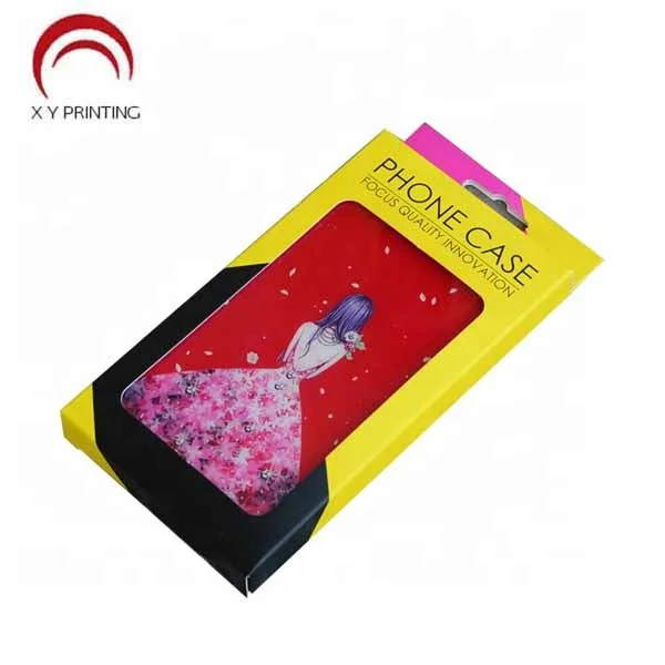 
Factory Custom Wholesale Paper Box Phone Mobile Case Cell Box PVC Packaging 