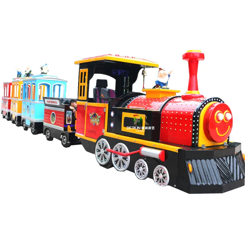 
Newest Kids Outdoor Amusement Park Playground Equipment Trackless Train for Sale 
