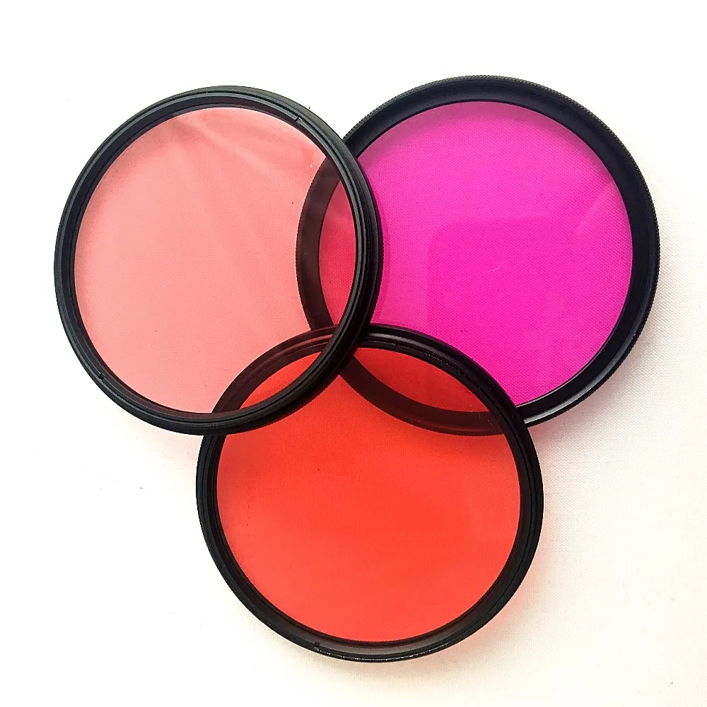 massa Photographic Equipment digital camera accessories CNC Processing aluminum ring Color Filter Camera lens FLD Filter