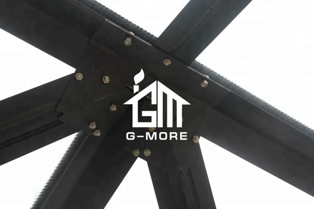 G-MORE T-shaped Aluminum frame Glass panels garden Greenhouse/Orangerie