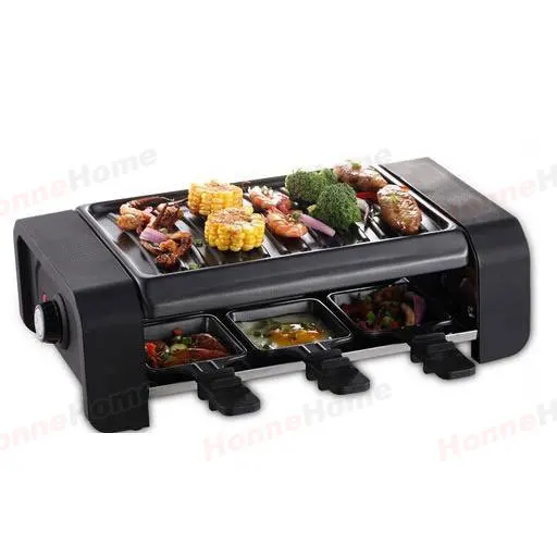Non-stick pans Indoor electric BBQ raclette party grill