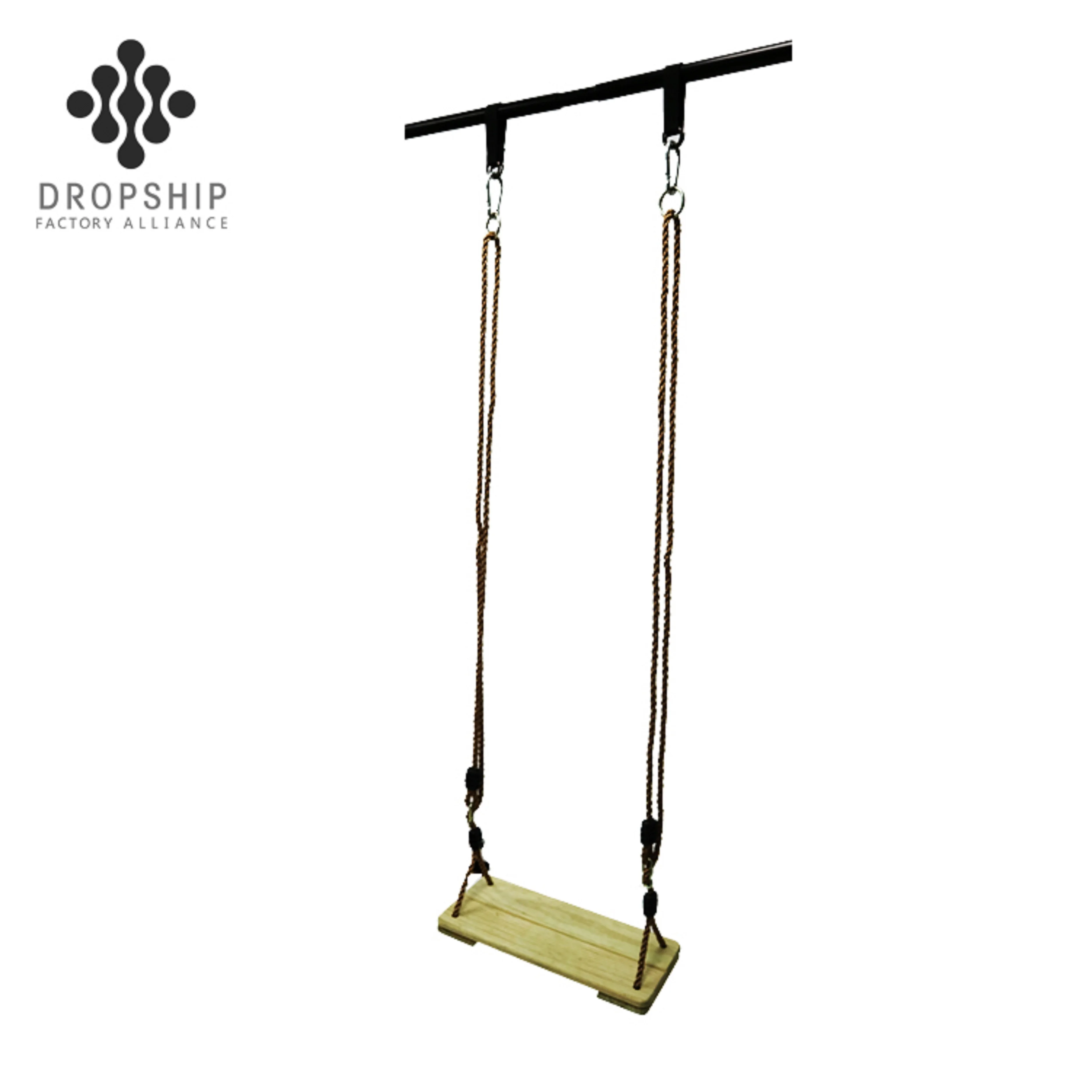 Swing Chair Park Seat Outdoor Wooden Swings 2023 Pine Wood SA-063 The New for Adults PE OPP Bag Outdoor Furniture Modern 2m