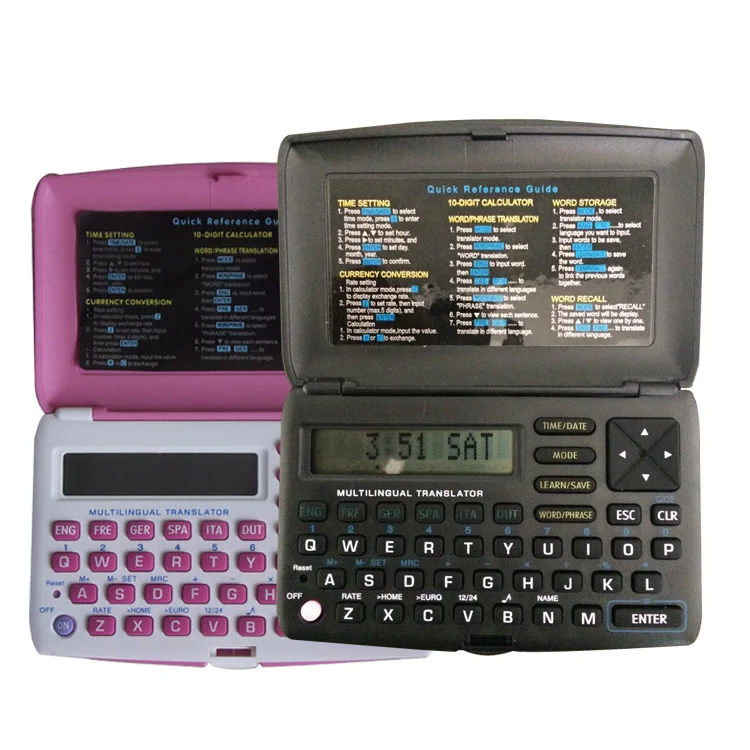 10-digit Multi-functional 6 Language Translator Calculator