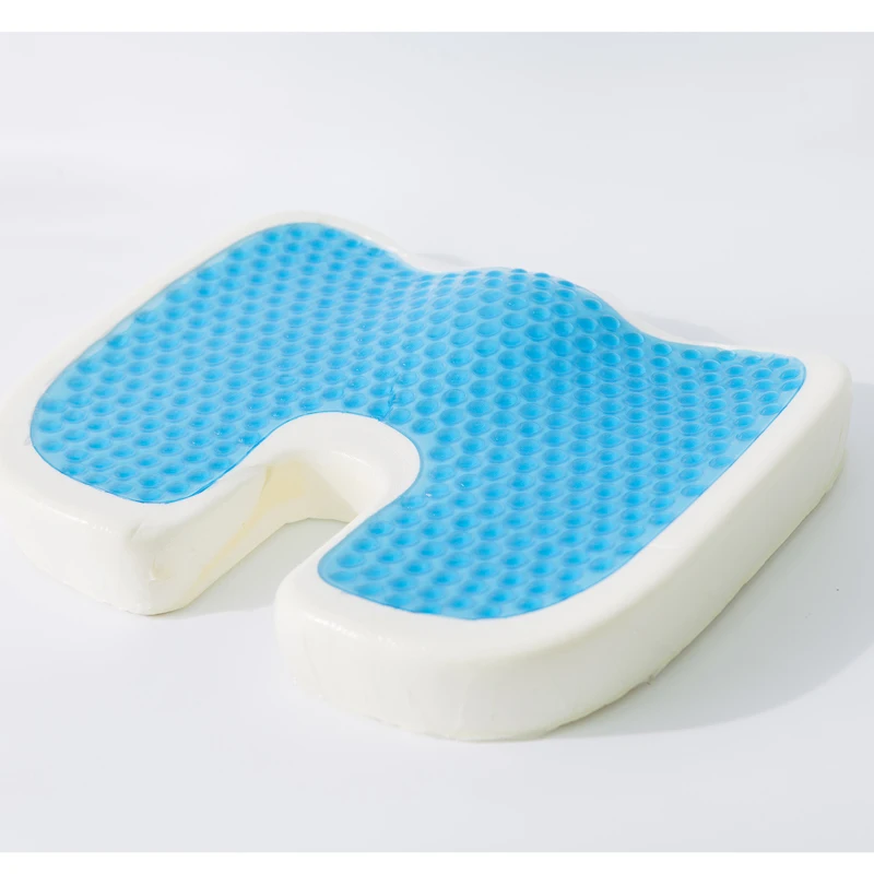 100% Memory Foam chair Seat meditation cushion Gel Infused & Ventilated for wheel chair