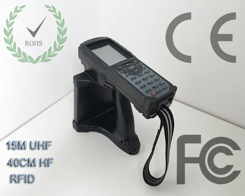 IP65 RFID High quality  UHF/HF long range rugged  handheld computer Windows/Android for inventory FCC CE ROHS