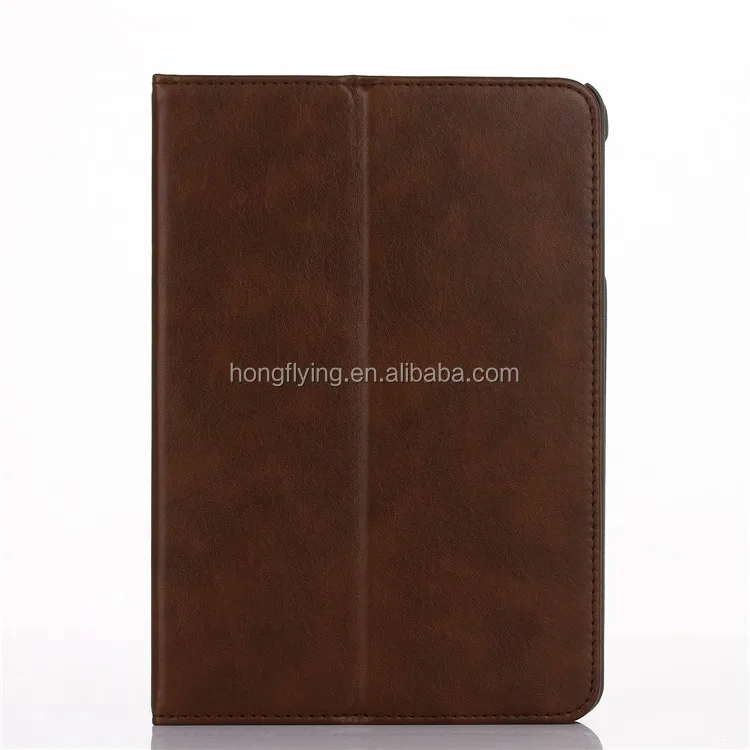 Premium leather card slot stand card holder leather tablet case for I-pad mini 4
