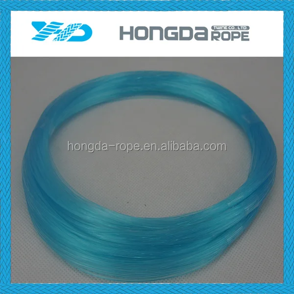 fluorescent mono nylon fishing line , mono-filament crystal fishing line, 0.35 mm fishing line