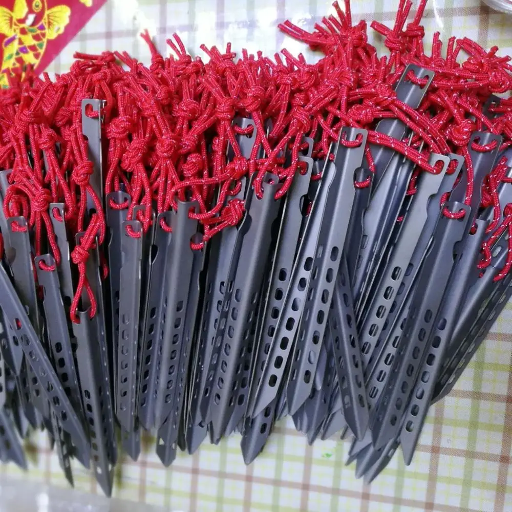 Lightweight Titanium Camping Tent Peg