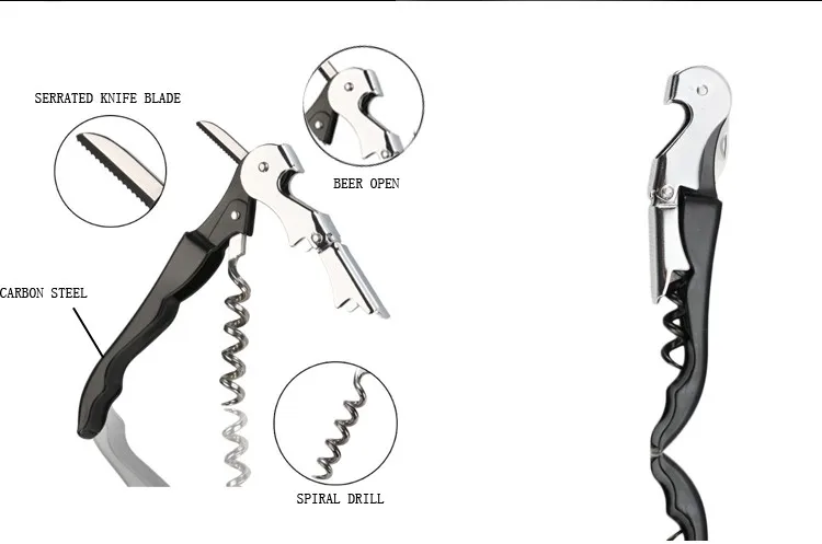 SUNWAY unique gift idea cheap gadget 2019 trending amazon wine accessories wine opener gift set with stopper or corporate gift