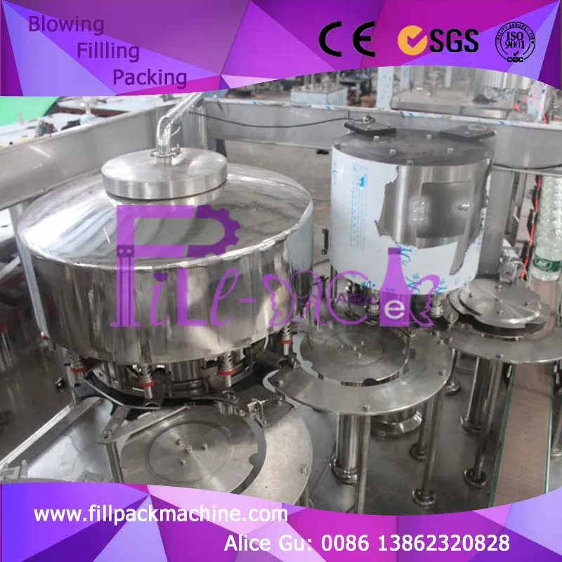 3L Полный автоматической промывки минеральная вода линия розлива/машины/блок повесить узкое