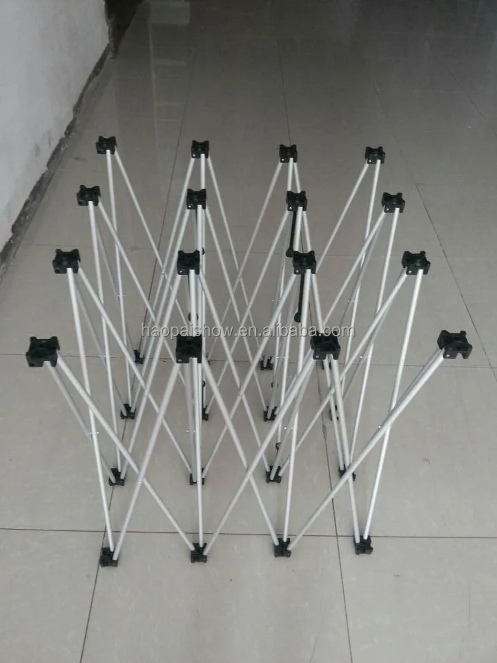 Outdoor trade show display wall, magnetic pop up banner curved backdrop Tension Fabric