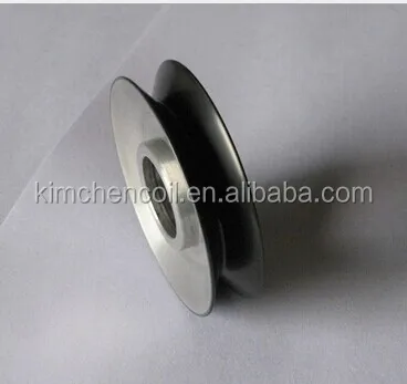 High Rotation Speed Aluminum Pulley Wear Resistance Ceramic Coated Pulley