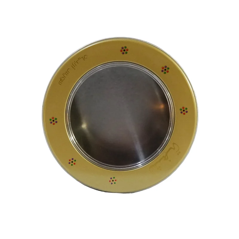 Tins Boxes Case Matte Glossy Aluminum with Transparent Window Canned Food