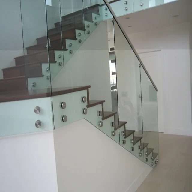 Decorative Modern Stone Stair Glass Stair Railing/Stair Barrier