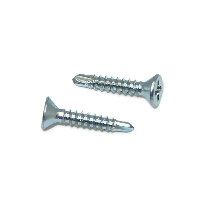 Phillips Cross Countersink head Self drilling screw M2.9 M3.5 M3.9 M4.2 M4.8 M5.5 M6.3 4# 6# 7# 8# 10# 12# zinc plated steel
