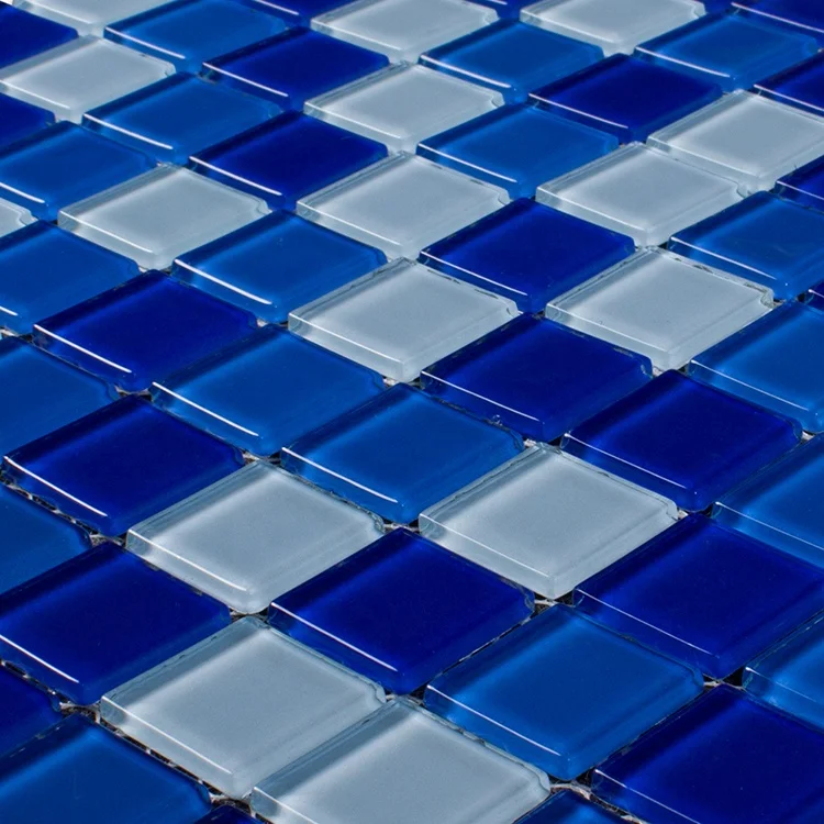 Foshan New Design 25x25 Building Materials Glass Mosaic Tile