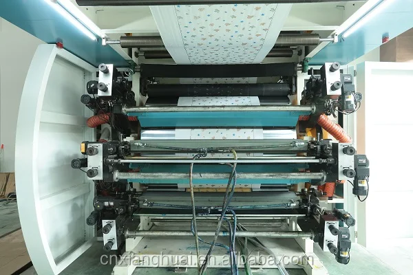 6 Colour CI Flexo Printing Machine for Paper Fast Speed High Quality High Precision Automatic  Flexo Printing Machine