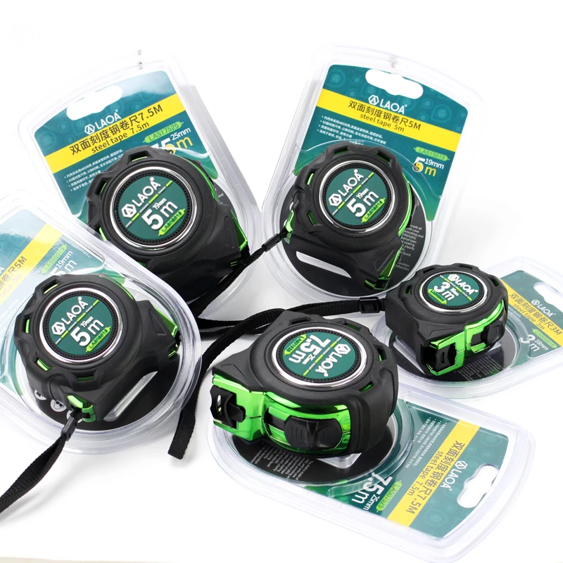 LAOA 3m/5m/7.5m Sturdy Wrestling Rusty steel measuring tape with double sizes made in China