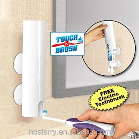 touch n brush as seen on tv toothpaste dispenser