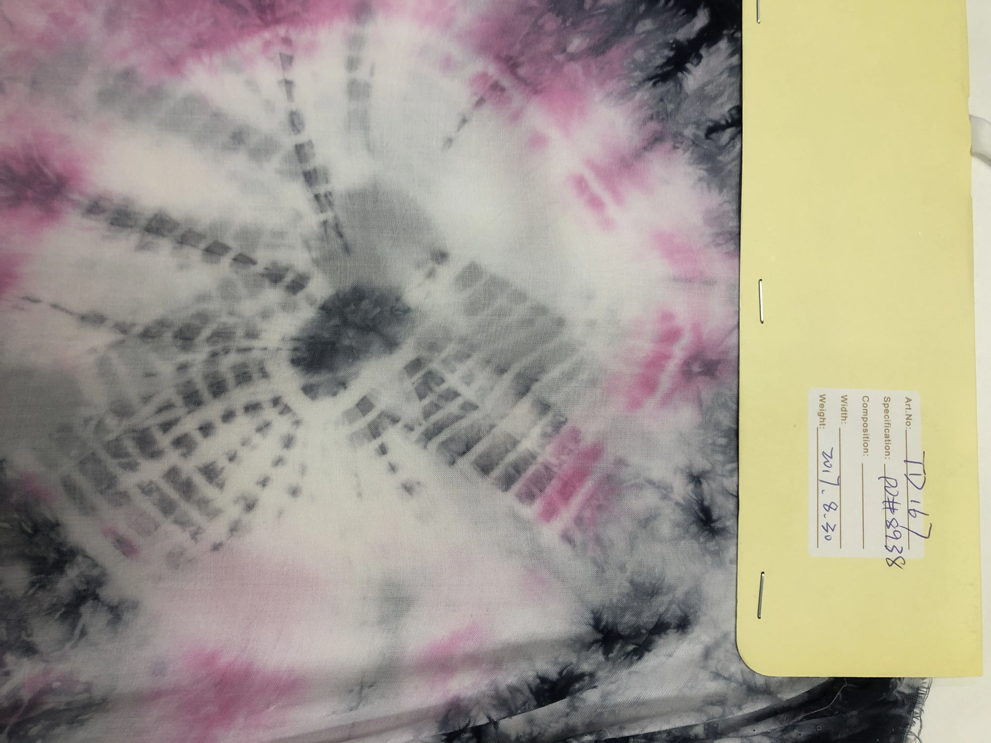 100% искусственная ткань для окрашивания вручную