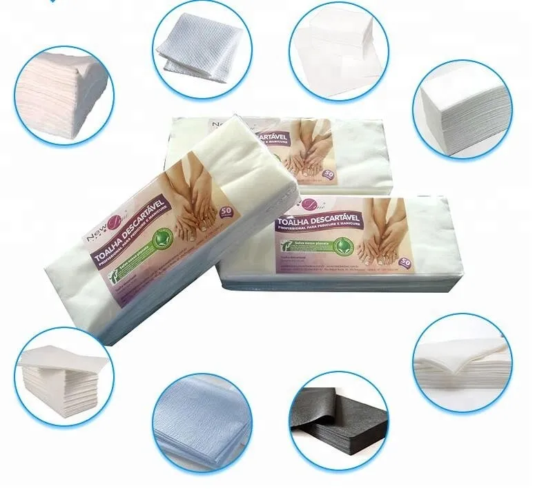 Disposable super absorbent towels  non-woven hair towels salon towels