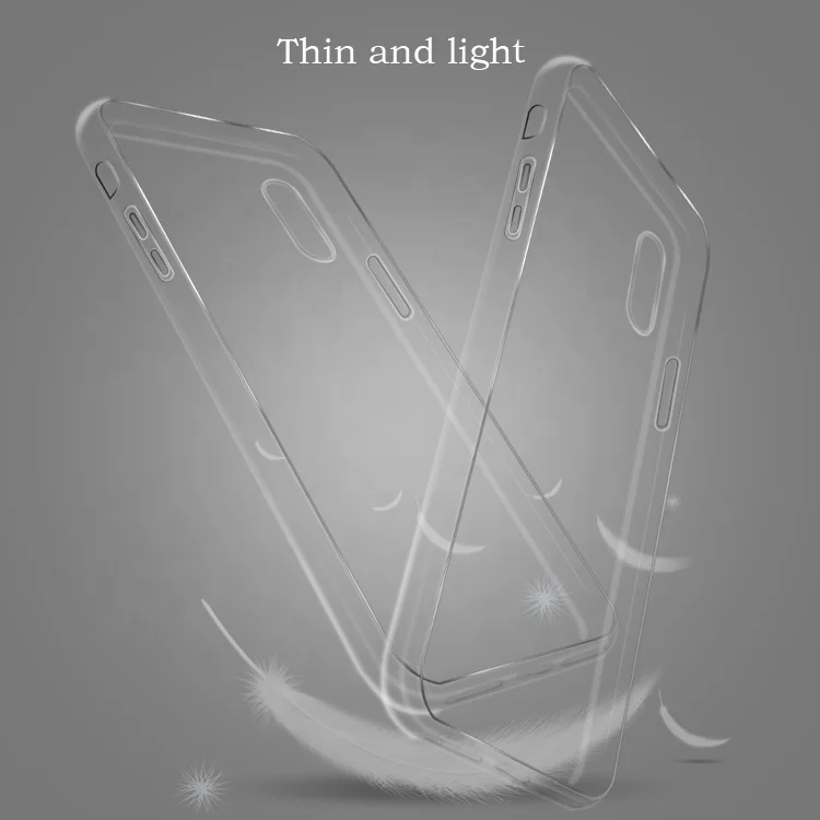 Cass Factory Wholesale !! TPU PC Material Smart Mobile Phone Clear Case For iphone X