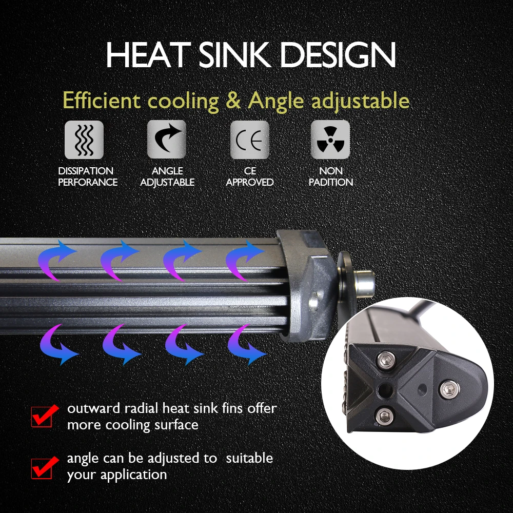 Japan US High Quality 6D Reflector 30000 Lumens 8' 20' 30w 90w driving beam super slim barras led para vehicle