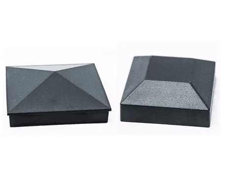 Post and  base plate for aluminum fence