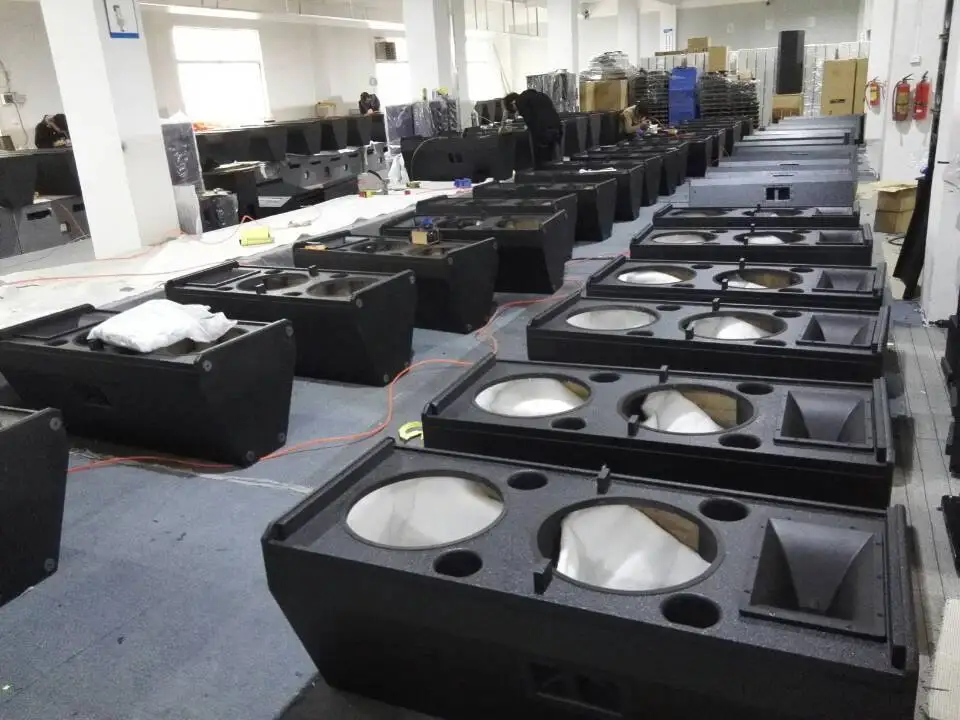 Professional audio subwoofer dual 15 inch active subwoofers 725 1000w dual 15 inch pa speaker dj speaker box