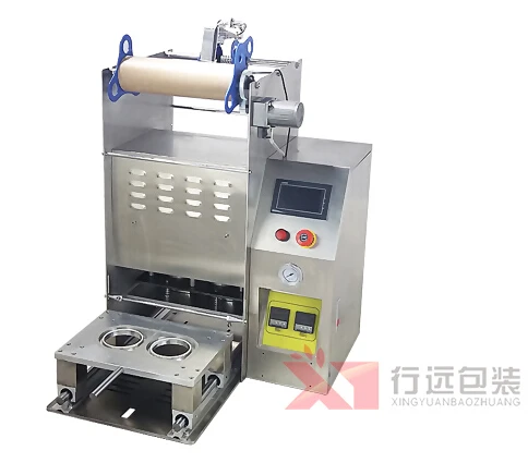 
Semi automatic fruit plastic cups sealing machine/jam sealer/jelly sealer 